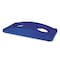 Rubbermaid Commercial Bottle and Can Recycling Top, Blue, Plastic, 20.38 in W/Dia FG269288BLUE - alternate 6